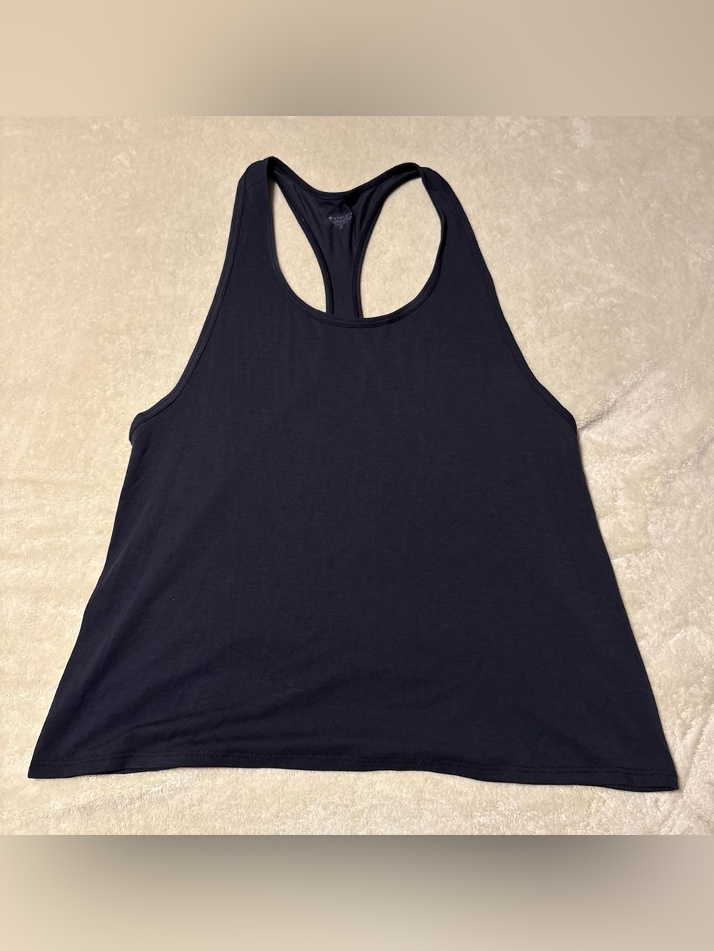 Athleta Black Racerback Tank Top